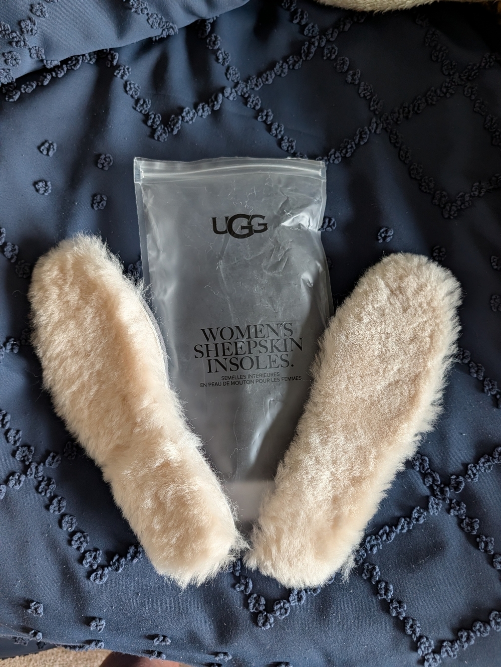 UGG Women's Sheepskin Insoles in Light Beige  Size 8 NWT